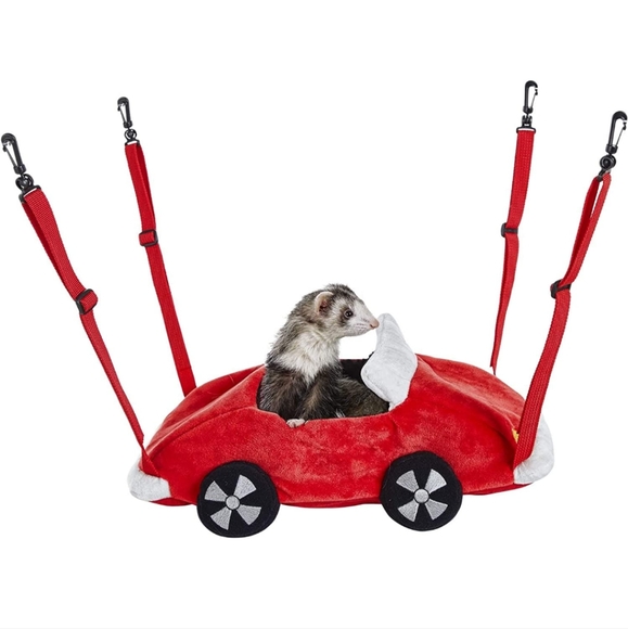 NWT🔥$29 Adorable Race Car Hammock for a Ferret, Guinea Pig, Flying Squirrel etc - Picture 2 of 5